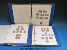 Three ring binders of Commonwealth stamps,