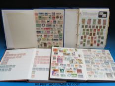 Eight stockbooks and albums of foreign and Commonwealth stamps