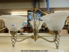 Three 3 light chandeliers