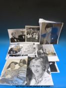Twenty three vintage TV stills & reference for intended book stills feature Avengers, Prisoner,