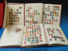 Five albums of stamps from South American countries