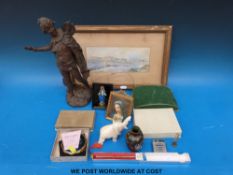 A collection of objets de vertu to include compacts, lighter, pen, cloisonné,