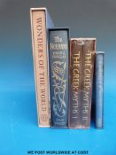 A mixed selection of Folio Society titles relating to the ancient world,