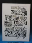 Worzel Gummidge three black & white original art pages by top 1960s artist Mike Noble,