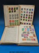 Two albums of foreign stamps including many early issues