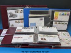 A large collection of first day covers 1960's to 2007 contained in 10 folders