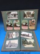 A large collection of postcards many featuring Salisbury together with churches, humorous,