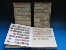 Two stockbooks of USA stamps including early issues