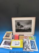 Art ephemera from the estate of Gerald Ososki (1903-1981) including books, postcards,