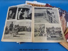 A small collection of Coronation memorabilia for 1953 together with a programme for the Trooping of