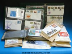 A collection of first day covers,