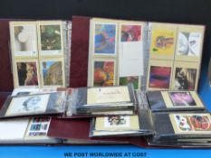 A large collection of PHQ cards in six albums