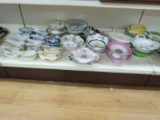 A large collection of gravy boats to include Britannia pottery, Northland pottery,