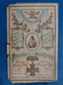 Victorian cut-out cards 