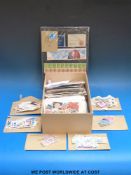 A large quantity of loose all-world stamps
