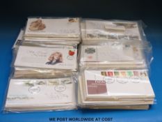 A large quantity of GB first day covers