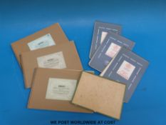 Three vintage Rowney Ingres sketch books,