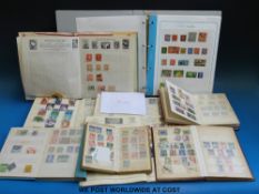 A box of sundry all-world stamps,