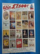 A vintage 'The Hospitals Competition' advertising poster