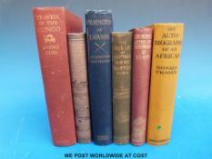 A selection of titles on and about Africa including André Gide, Travels in the Congo,