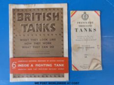 A British Tanks poster and booklet 1942