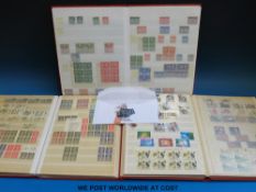 Three stockbooks of GB stamps from Victorian 1d reds to QEII
