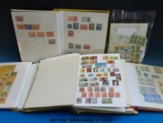 A box of Commonwealth stamps loose and in stock books,