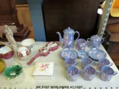 A large collection of teapots and jugs to include Doulton Lambeth, Delft, Spode,