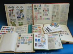 A large quantity of all-world stamps in albums, stockbooks, loose and in packets,