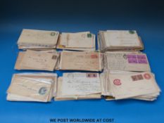 A large and interesting collection of mainly USA letters and postcards,