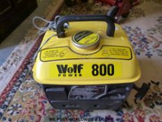 Wolf Power petrol generator model 800
