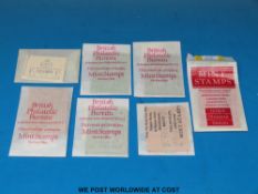 Early GB booklets including Edward VIII No 325 3s booklet (SG BC3)