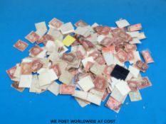 A box of GB 1d red stamps