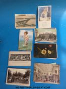 A collection of postcards including the Universities' Mission to Central Africa series,