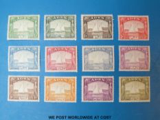 Aden 1937 SG 1-12 Dhows set.