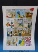 Duckula full colour original art page by Arthur Ranson,