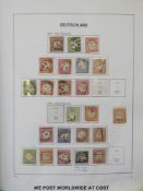 A collection of German and Allied Occupation stamps in a Davo album
