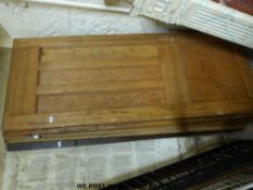 Seven matching pine panelled doors