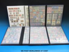 Four stockbooks of mainly Commonwealth stamps,