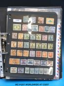 A ring binder of Far East stamps including China and Hong Kong