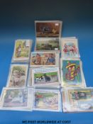 A large collection of postcards, scripted, unscripted or stamped,