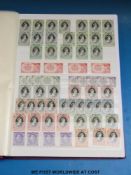 A stockbook of 1953 Coronation omnibus stamps including blocks of four and 1953 Royal Visit stamps