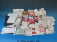 A very large quantity of GB QEII stamp booklets including numerous 1st class stamps.