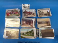 A small collection of scripted, stamped and unscripted postcards from post-WW1 to the present.