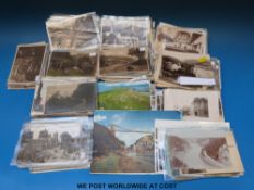 A large collection of postcards on Somerset dating from the Edwardian period onwards.