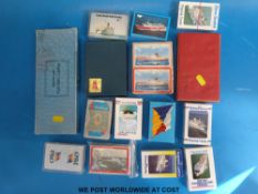 Fifteen sets of shipping line playing cards, Blue Star Line, Union Castle Line, Prince Line,