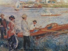 Helen Bradley signed print 'The Fair at Daisy Nook' (54 x 78cm) further Helen Bradley print,