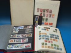 A good collection of French stamps 1849 - 1980's in two albums and a stockbook of paintings on