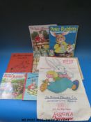 Beatrix Potter, various Peter Rabbit books (1928 - 1938) the story book,