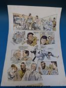 A-Team full colour original art page